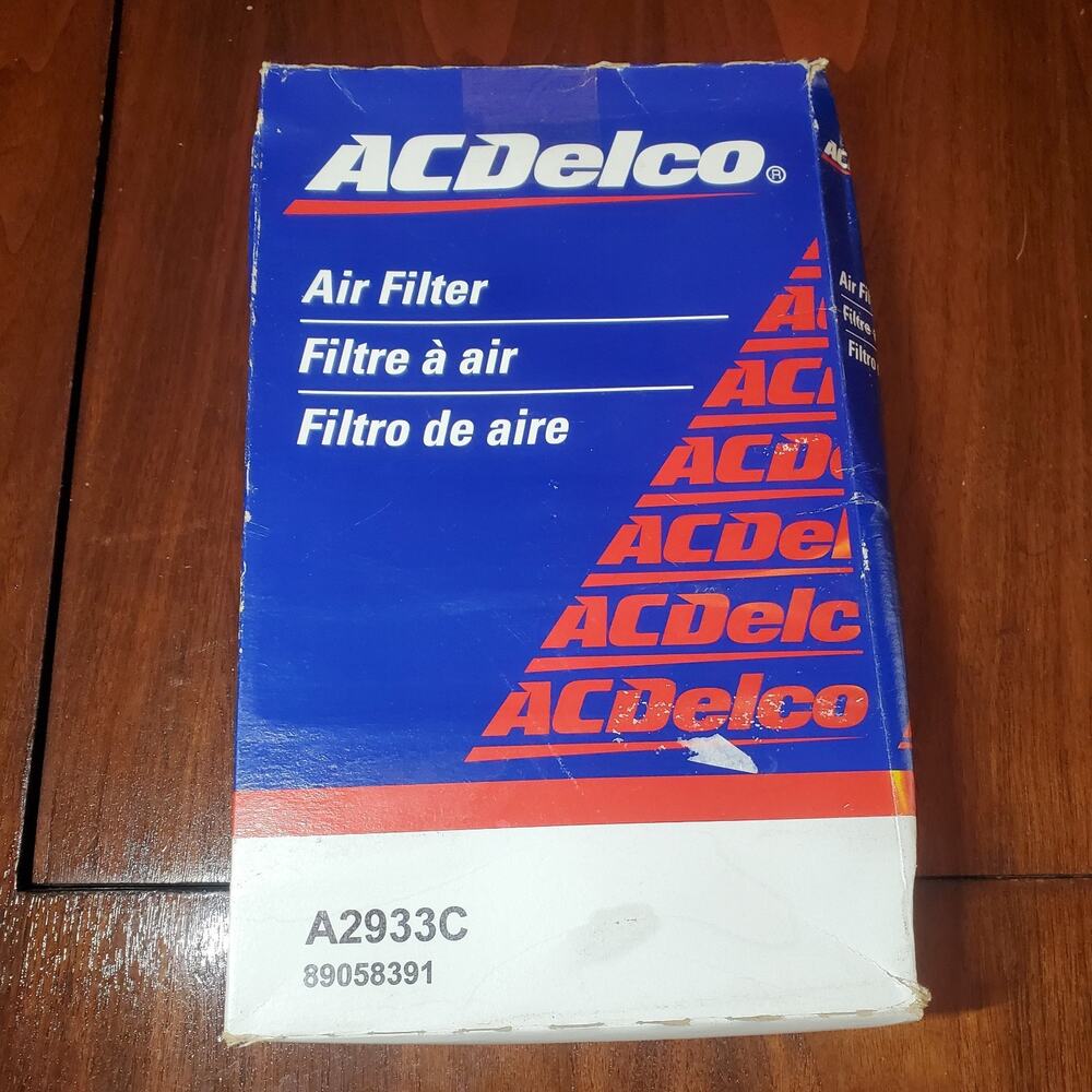ACDelco Engine Air Filter A2933C 89058391 Fits Select Chevrolet GMC Pontiac OEM